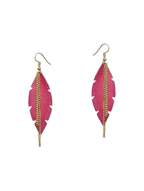multi colored metal drop earrings - 14871285 - Very Small Image - 1