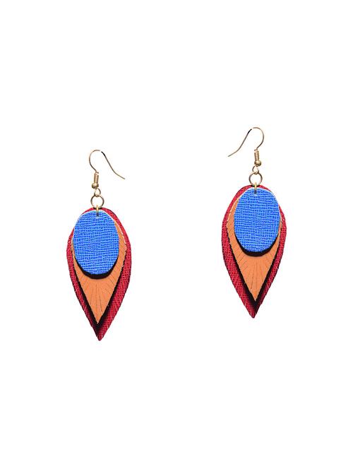 multi colored metal drop earrings - 14871286 - Very Small Image - 1