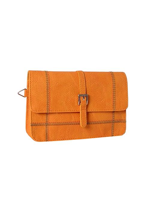 yellow leatherette regular clutch - 14886925 - Very Small Image - 1