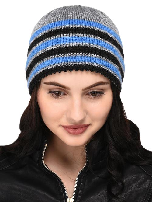 grey striped cap - 14886963 - Very Small Image - 1