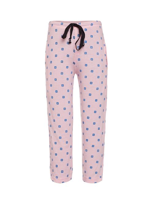pink cotton blend pyjama - 14895949 - Very Small Image - 1