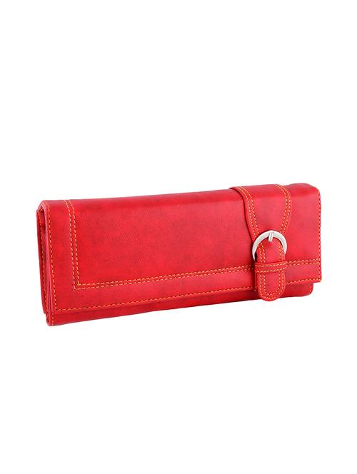 red leatherette clutch - 14903425 - Very Small Image - 1