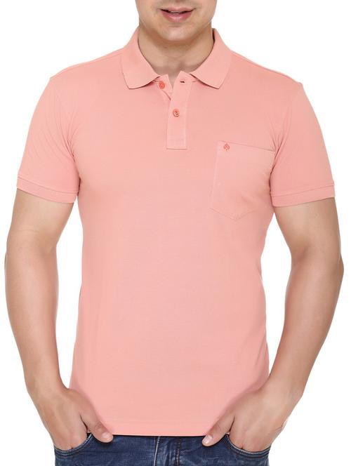 pink cotton pocket t-shirt - 14925617 - Very Small Image - 1