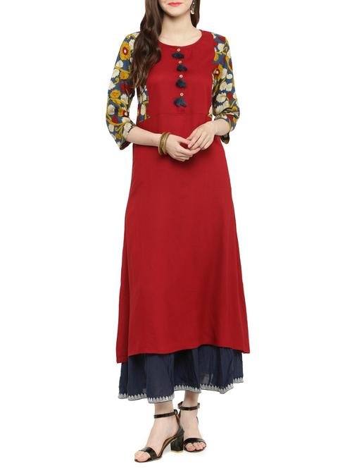women's a-line kurta - 14935775 - Very Small Image - 1