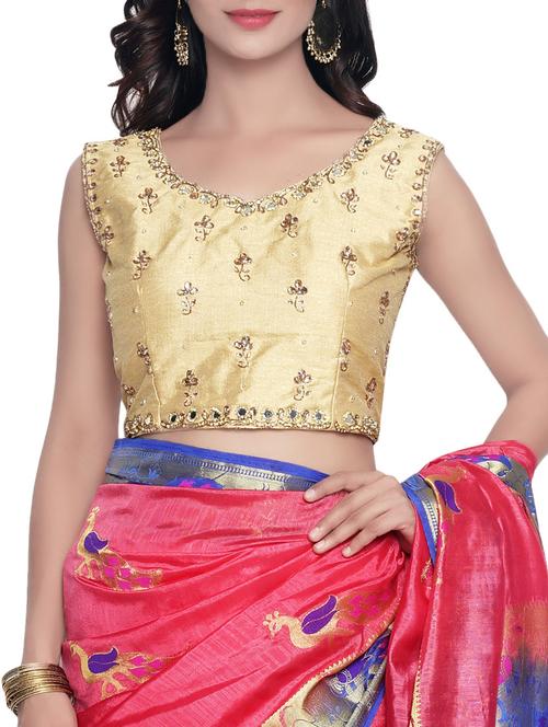 Beige embellished blouse - 14958378 - Very Small Image - 1