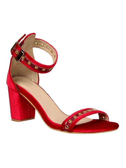 red ankle strap sandal - 14958657 - Very Small Image - 1