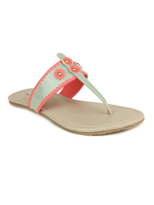green toe separator sandal - 14962150 - Very Small Image - 1