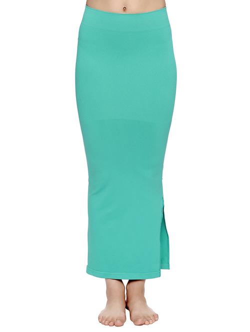 turquoise lycra saree shapewear - 14972586 - Very Small Image - 1
