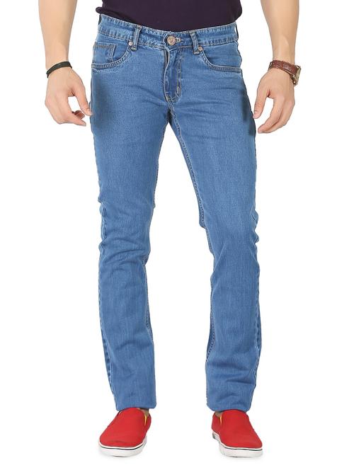 blue denim plain jeans - 14979309 - Very Small Image - 1