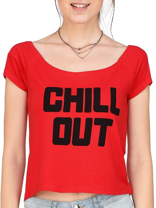 red printed viscose top - 14979617 - Very Small Image - 1