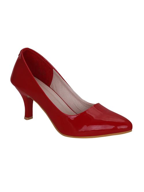 maroon slip on pump - 14987374 - Very Small Image - 1
