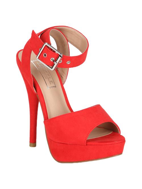 red patent leather ankle strap sandals - 14997640 - Very Small Image - 1
