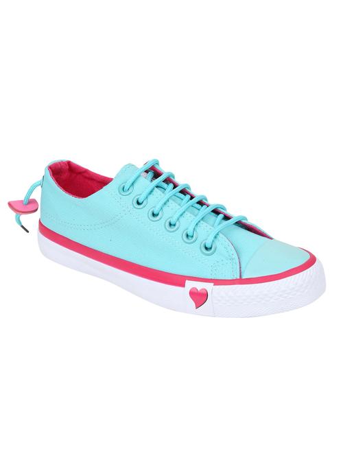green canvas laceup sneakers - 14997700 - Very Small Image - 1