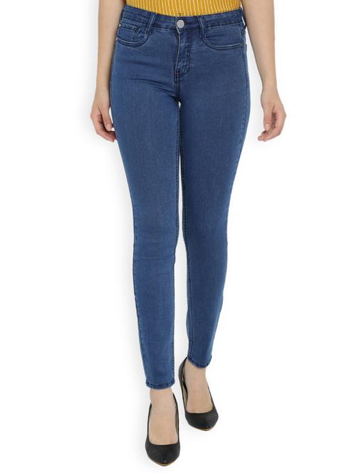 blue solid denim jeans - 15007379 - Very Small Image - 1