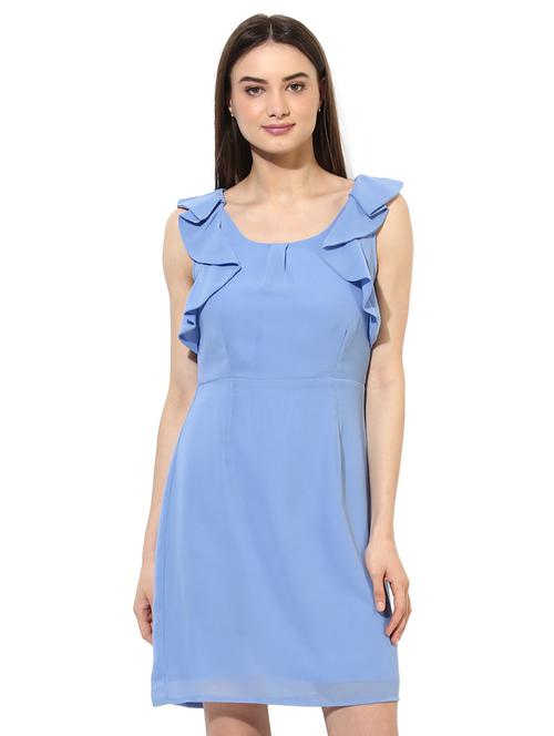 ruffle detail a-line dress - 15036095 - Very Small Image - 1