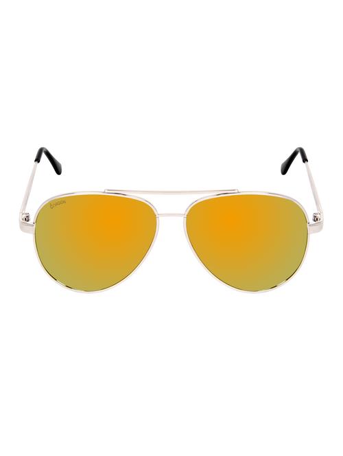 cardon yellow aviator mirrored & uv protected sunglass - 15053929 - Very Small Image - 1
