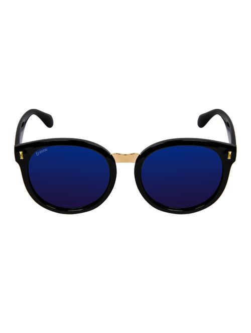 cardon blue round mirrored uv protected sunglass - 15053945 - Very Small Image - 1