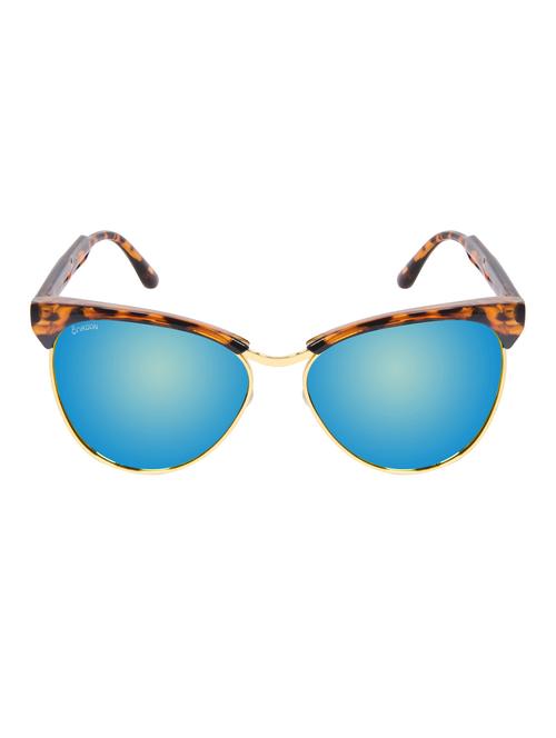 cardon green cateye mirrored uv protected sunglass - 15053950 - Very Small Image - 1