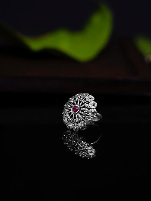 silver metal ring - 15071611 - Very Small Image - 1