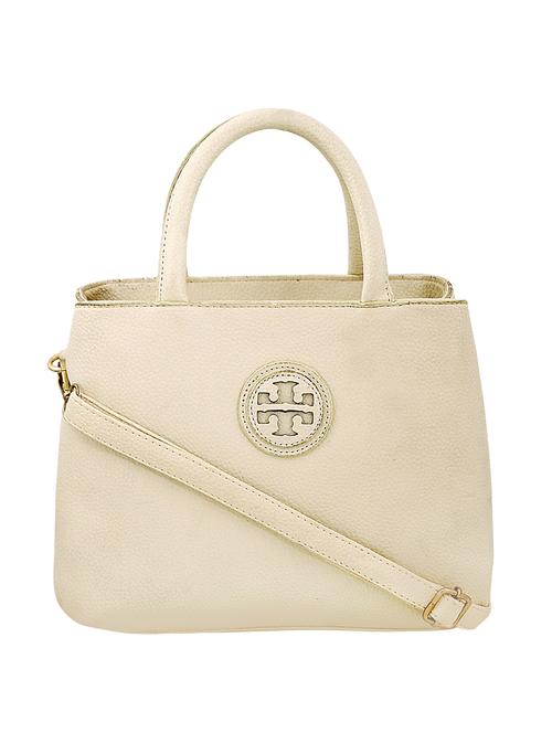 beige leatherette handbag - 15073268 - Very Small Image - 1