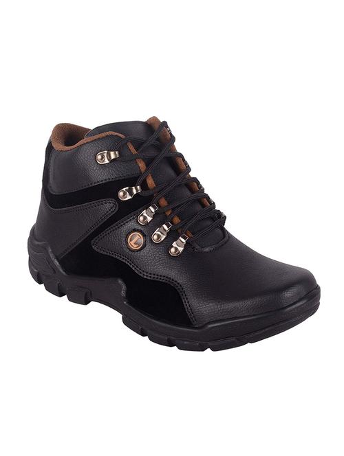black lace up hiking boots - 15083975 - Very Small Image - 1