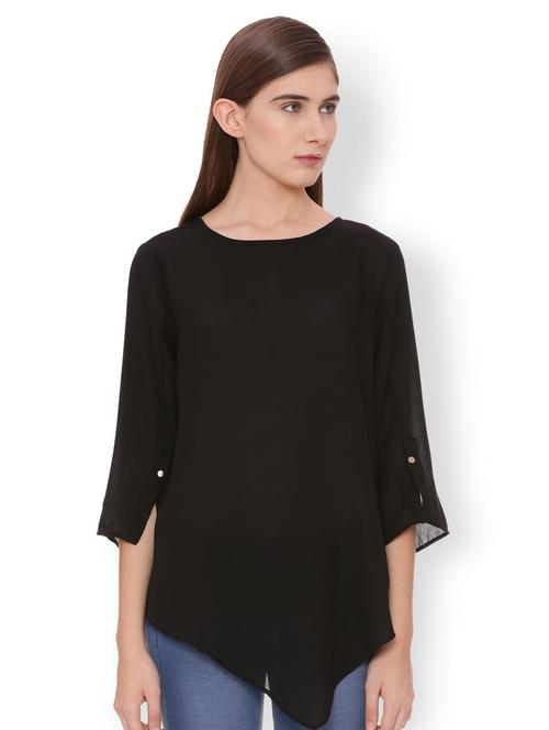 handkerchief hem top - 15105906 - Very Small Image - 1