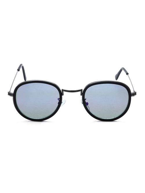 stacle uv protected round sunglasses for men and women (st7029|50|blue lens) - 15107737 - Very Small Image - 1