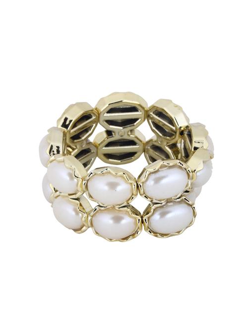gold brass beaded bracelet - 15110059 - Very Small Image - 1