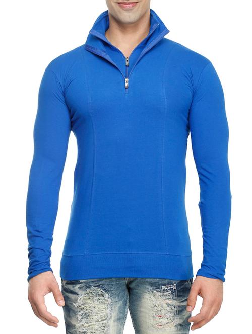blue cotton t-shirt - 15115277 - Very Small Image - 1