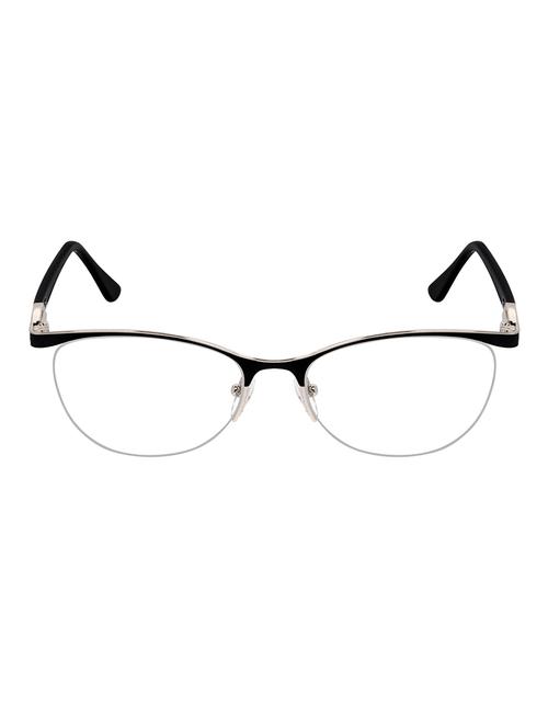 david blake matte black cateye half rim eyeglass - 15120181 - Very Small Image - 1