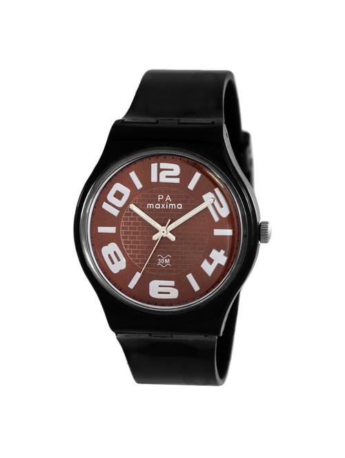 maxima brown dial watch for men - 39060ppgw - 15130408 - Very Small Image - 1