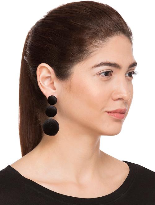 black drop earring - 15146065 - Very Small Image - 1