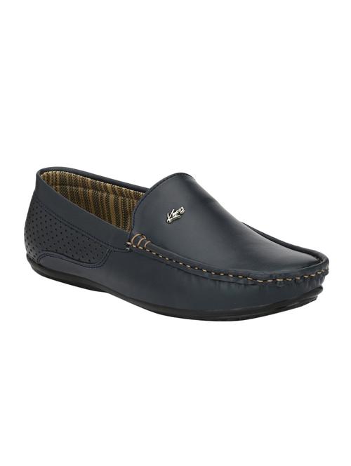 blue leatherette slip on loafer - 15166558 - Very Small Image - 1
