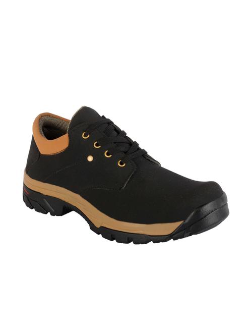 black leatherette lace up boot - 15182184 - Very Small Image - 1