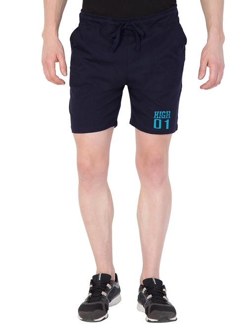 navy blue cotton shorts - 15185559 - Very Small Image - 1
