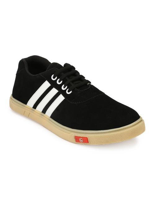 black suede lace up sneaker - 15189372 - Very Small Image - 1