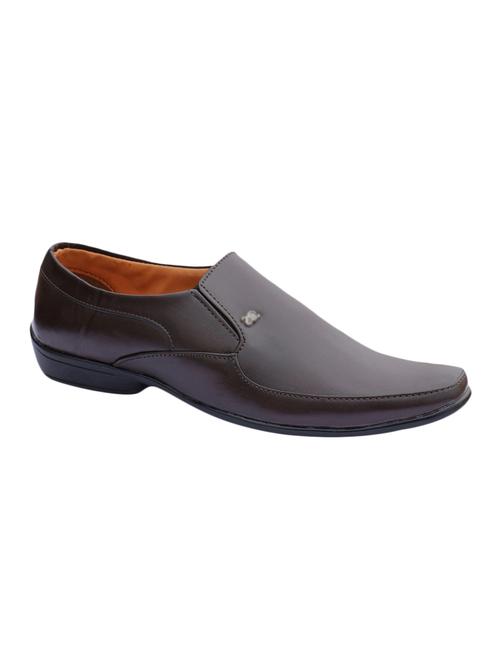 brown leather formal slip on - 15205864 - Very Small Image - 1