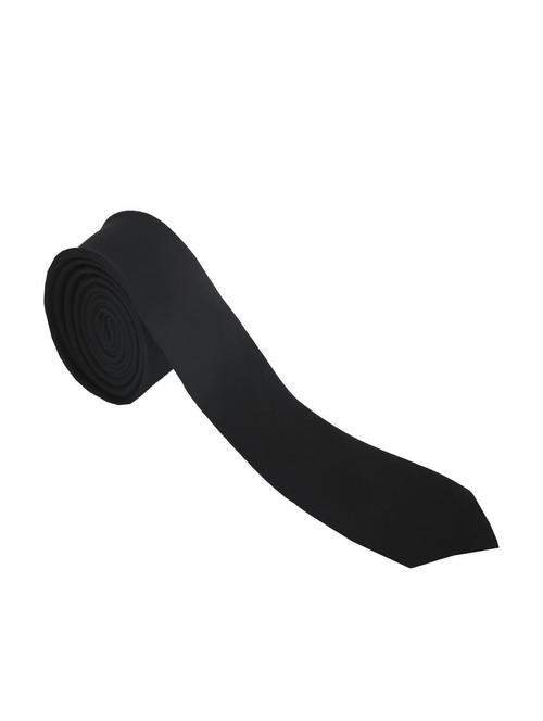 black polyester tie - 15214583 - Very Small Image - 1