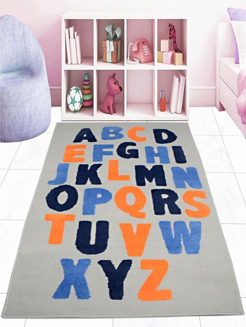 soft microfiber anti slip kids design floor carpet- 90x150 cm - 15235336 - Very Small Image - 1