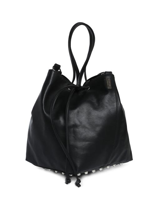 black leatherette (pu) handbag - 15272185 - Very Small Image - 1