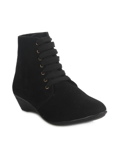 black pu ankle boots - 15279780 - Very Small Image - 1