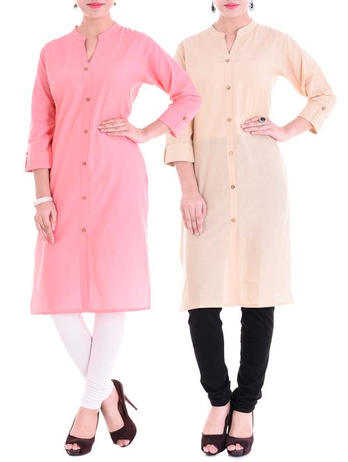 multi colored combos kurta - 15313055 - Very Small Image - 1