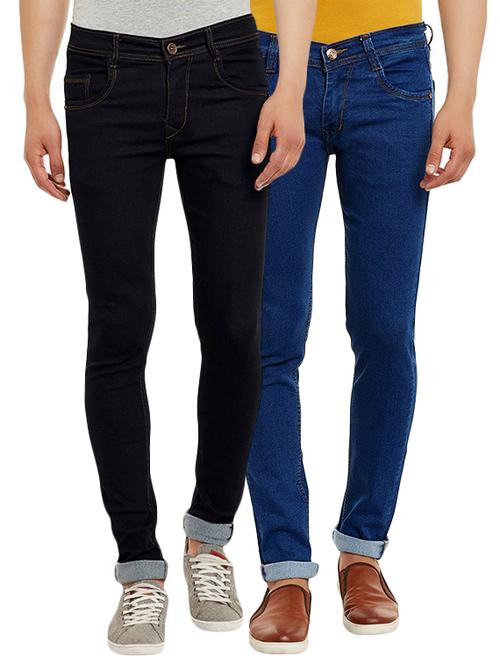 multi colored cotton plain jeans - 15322943 - Very Small Image - 1
