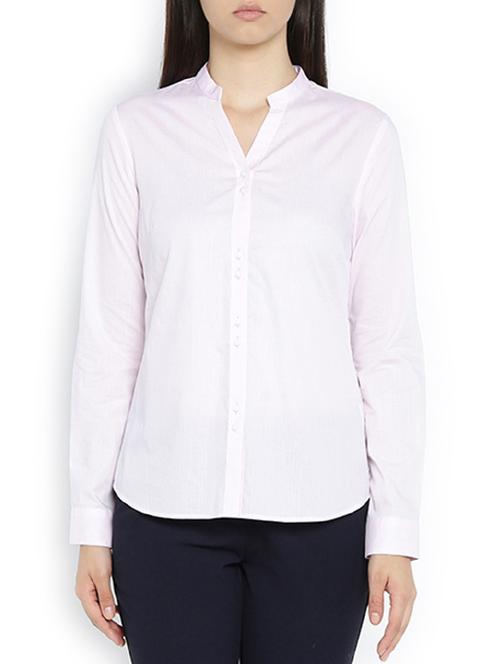 mandarin collar shirt - 15328312 - Very Small Image - 1