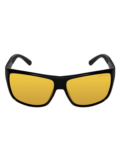 david blake yellow rectangular polarised & uv protected sunglass - 15347022 - Very Small Image - 1