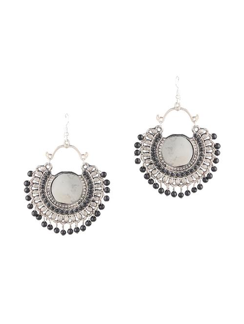 silver brass earring - 15351895 - Very Small Image - 1