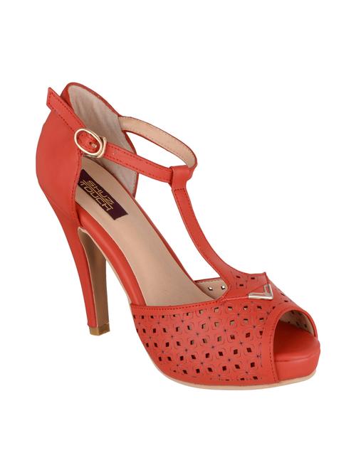 red ankle strap sandals - 15363368 - Very Small Image - 1