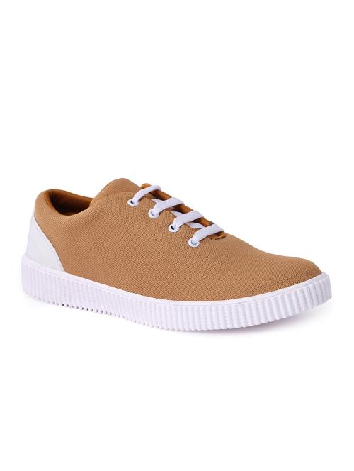 beige Canvas lace up sneaker - 15363866 - Very Small Image - 1