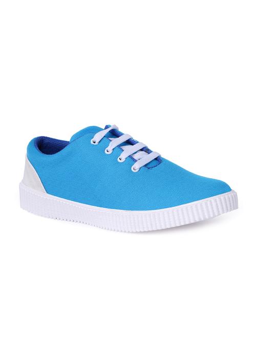 blue canvas lace up sneaker - 15363918 - Very Small Image - 1