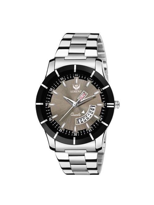lorenz day & date stainless steel analog watch- mk-1090a - 15420318 - Very Small Image - 1